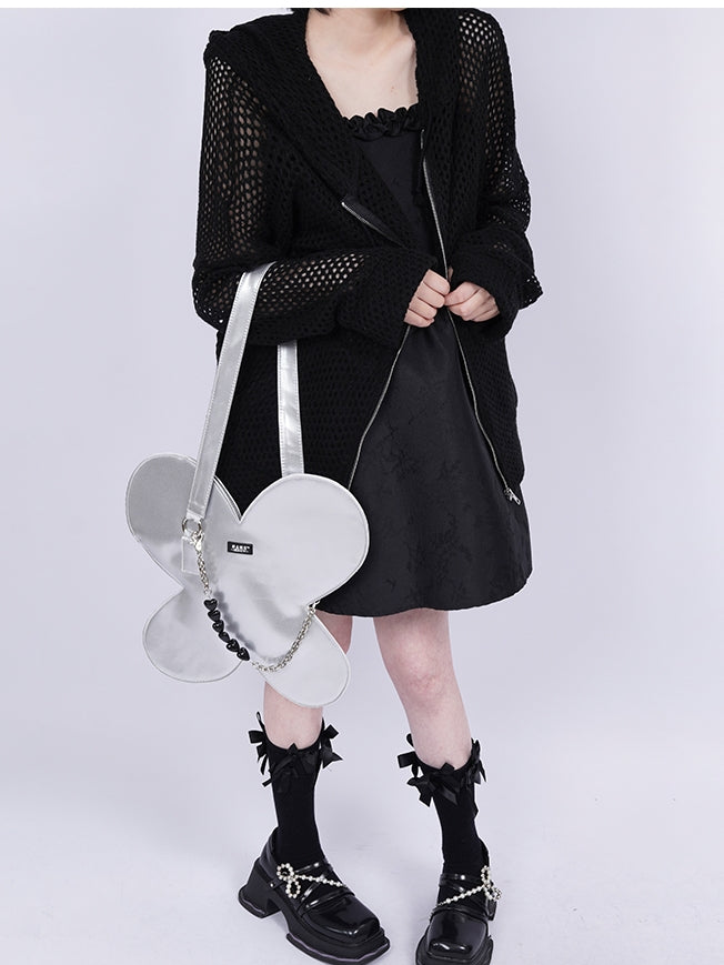 Metallic Butterfly Netter Nichi Big 2way Tasche