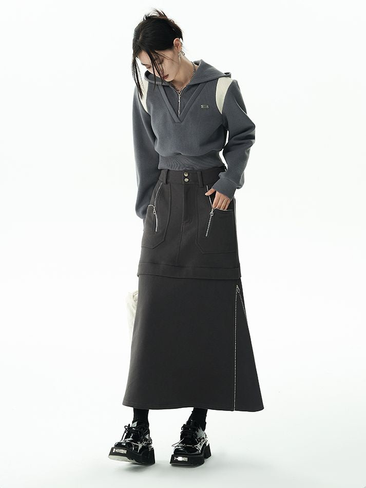 Short Sweat Foodie Casual Parka