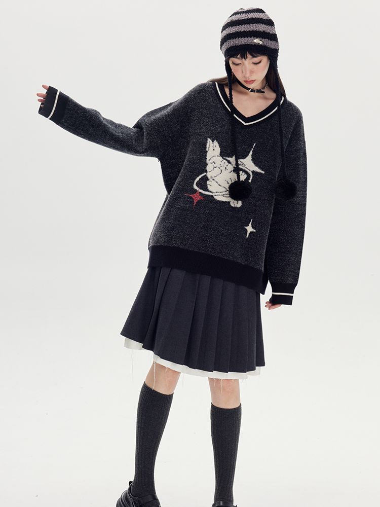 Layered PLEATS MIDDLE SKIRT