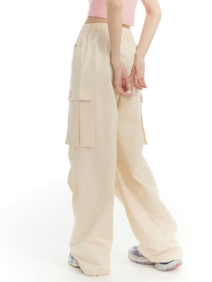 Casual Relax Drawstring Cargo-Pants