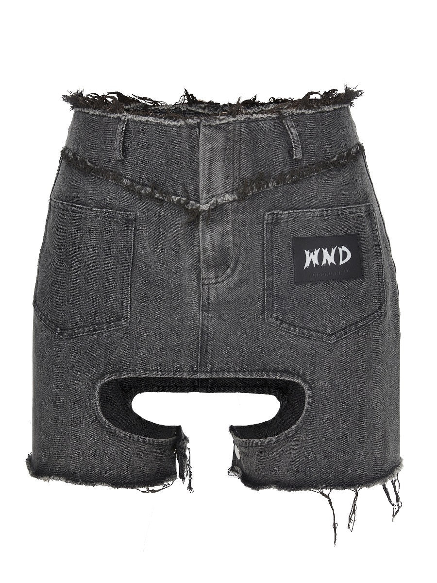 Denim Nichi Tassel Sexy Tops & Kurzrohr