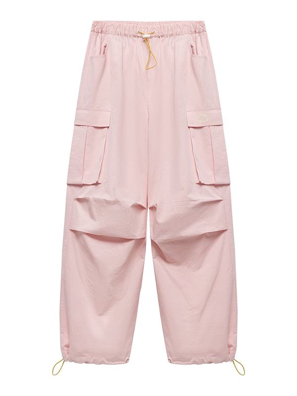 Casual Relax Drawstring Cargo-Pants