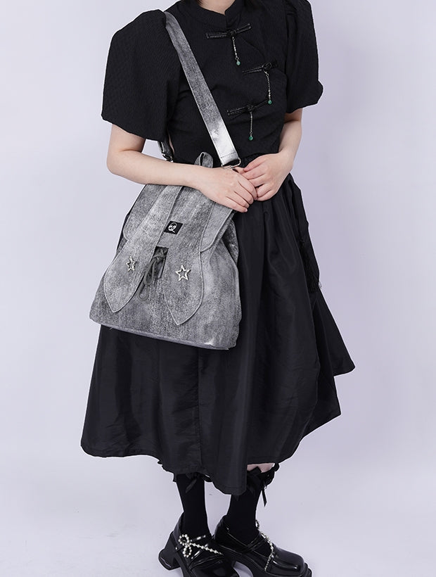 FADED RETRO RABBIT-EAR BACKPACK