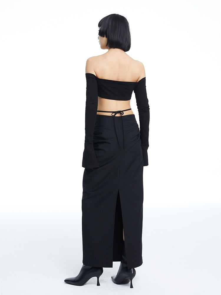 Tight Slim Arm-Cover tube-top