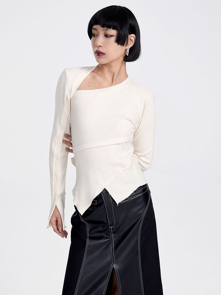 Asymmetry Nichi Slim Cutsew