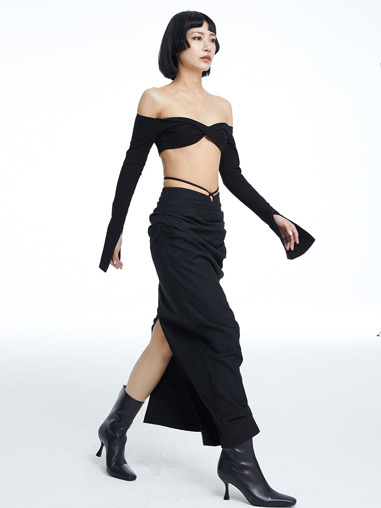 Tight Slim Arm-Cover tube-top