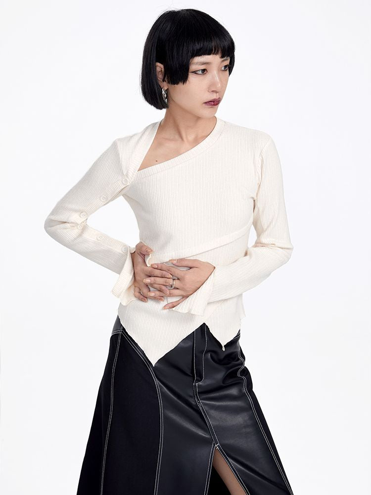 Asymmetry Nichi Slim Cutsew