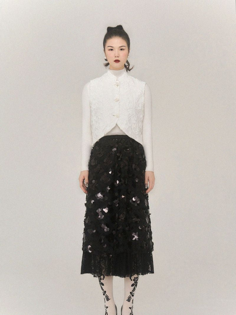 Spitzenblume Retro Stickst