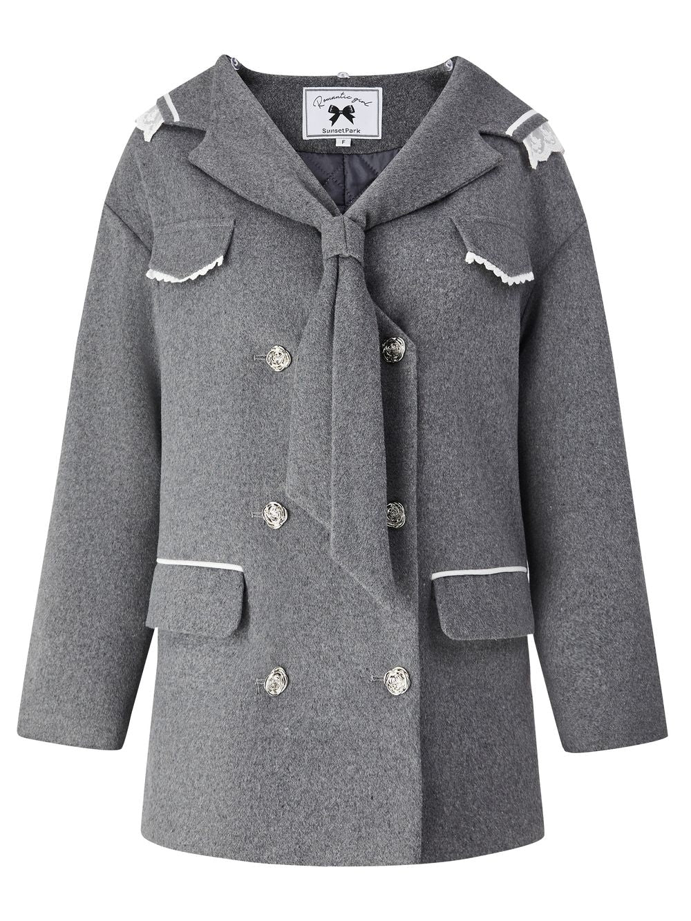 레이스 칼리지 귀여운 재킷