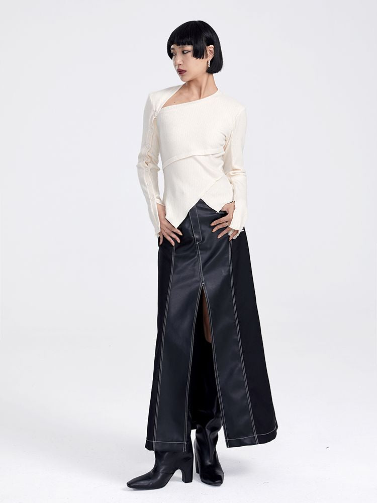 Asymmetry Nichi Slim Cutsew