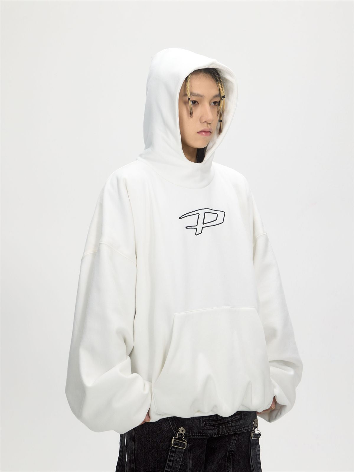 UNISEX HOODIE BACK-PRINT SWEAT PARKA