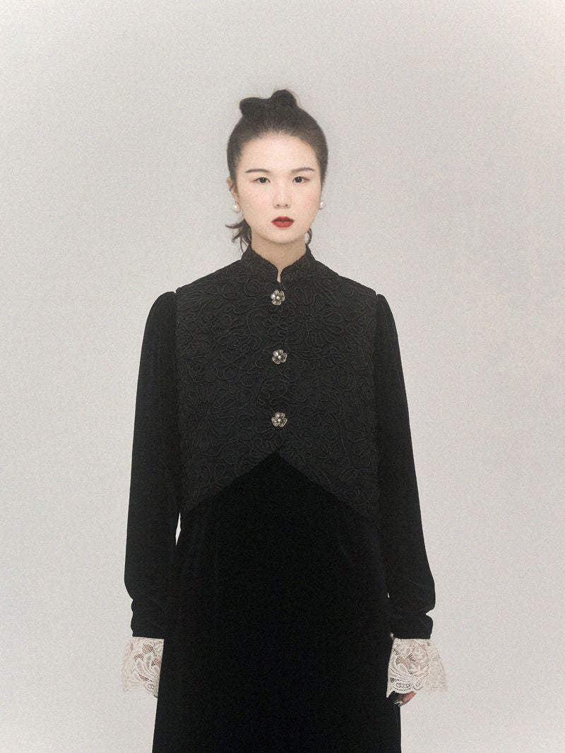 Spitzenblume Retro Stickst