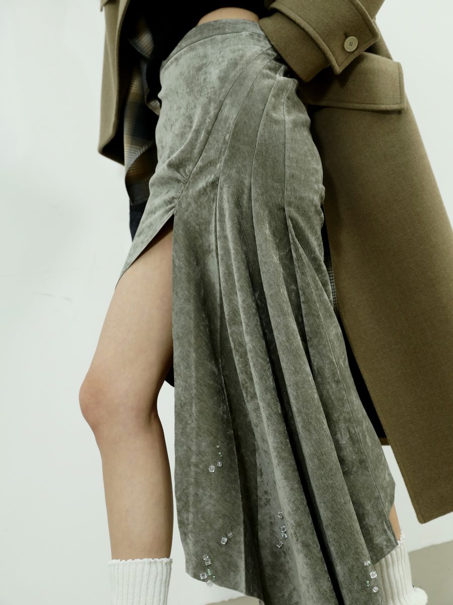 Jupe bijou fanée de nichi à queue de poisson sirène