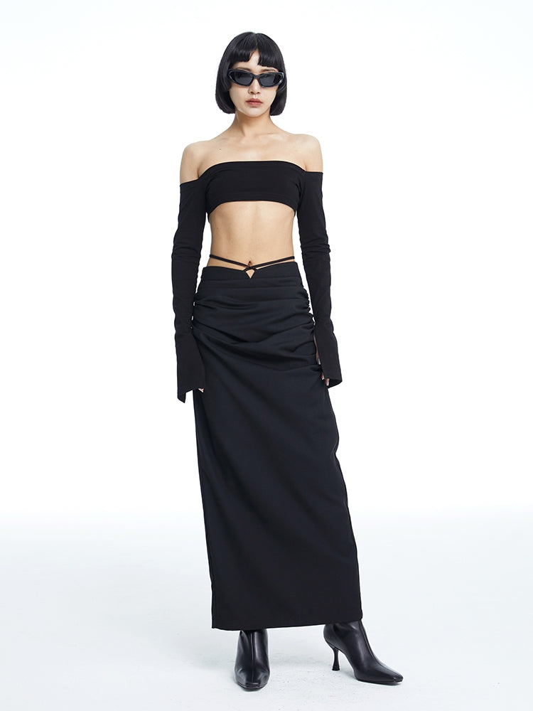 Tight Slim Arm-Cover tube-top