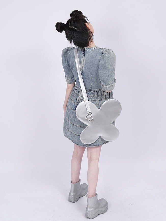 Metallic Butterfly Netter Nichi Big 2way Tasche