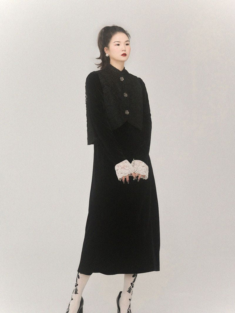 Spitzenblume Retro Stickst