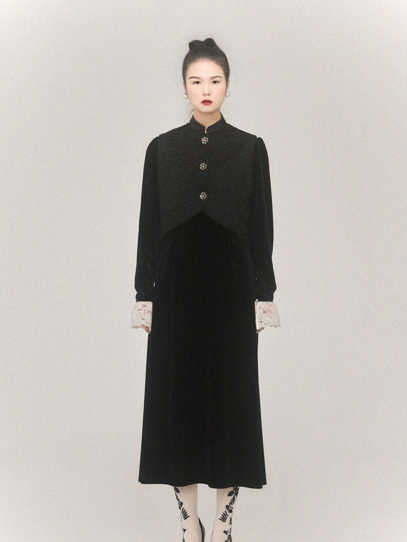 Spitzenblume Retro Stickst