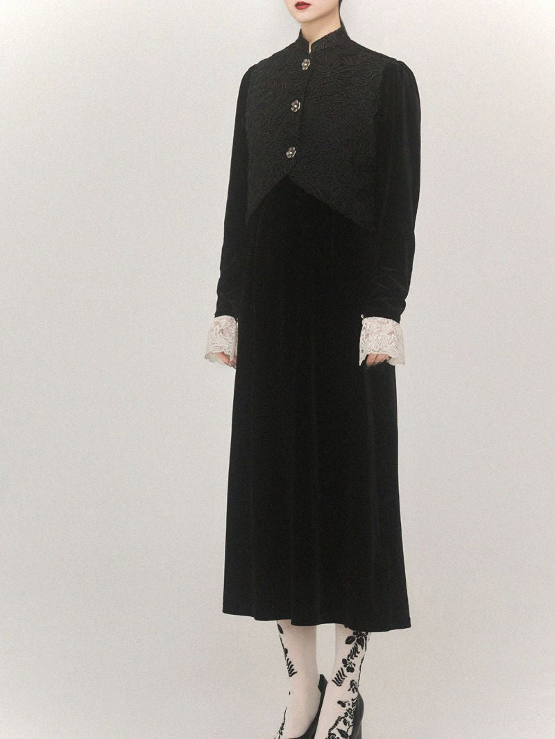 Spitzenblume Retro Stickst