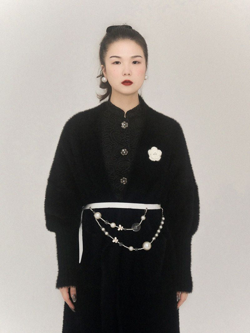 Spitzenblume Retro Stickst