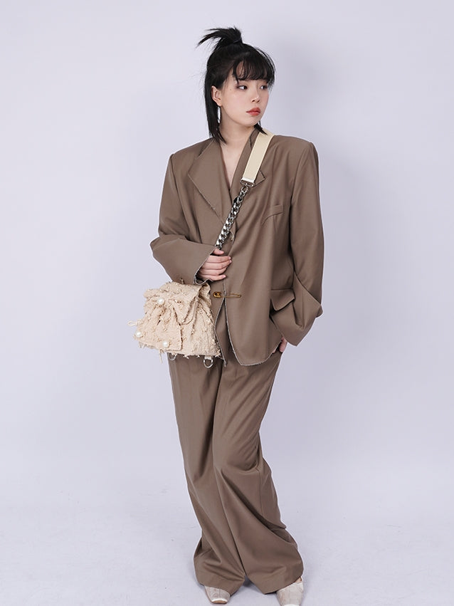 진주가 복고풍 여성 배낭