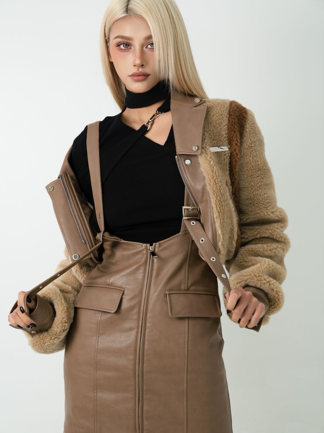 Boa Leather Short Jacket --NORTH NODE