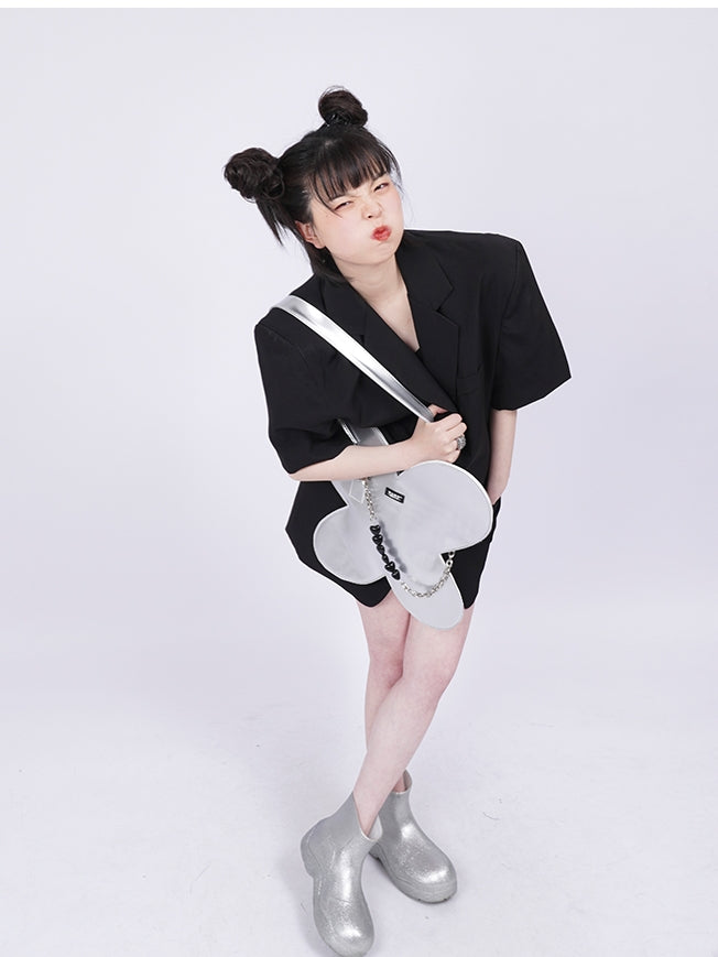 Metallic Butterfly Netter Nichi Big 2way Tasche