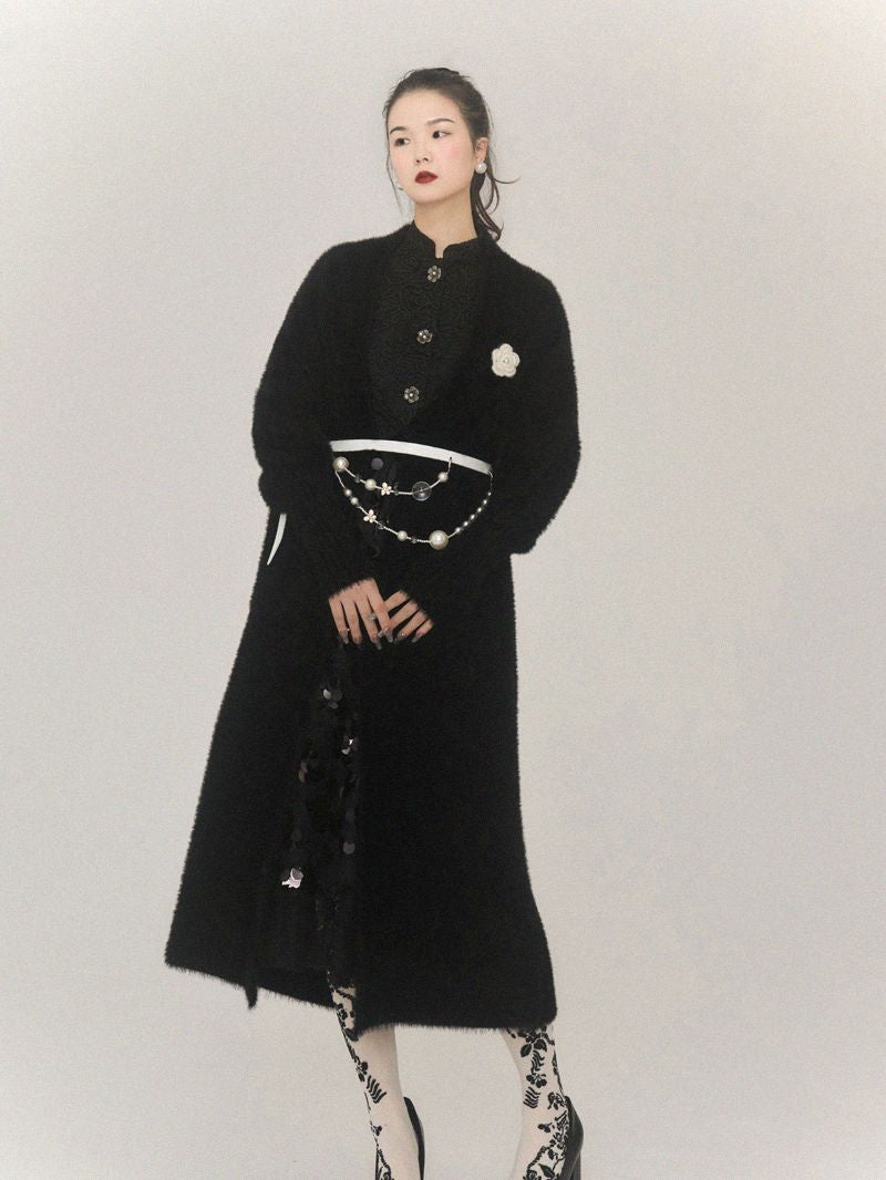 Spitzenblume Retro Stickst