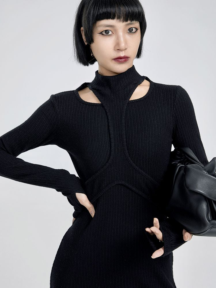 Nichi Slim Maxi Knit ONE-PIECE