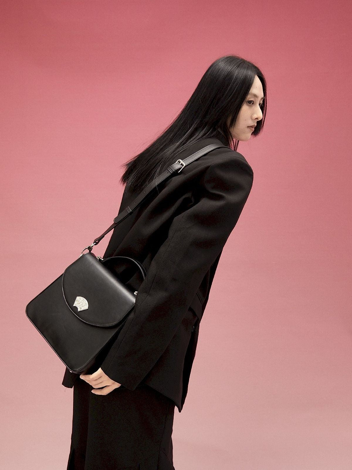 자수 나비 중간 재킷