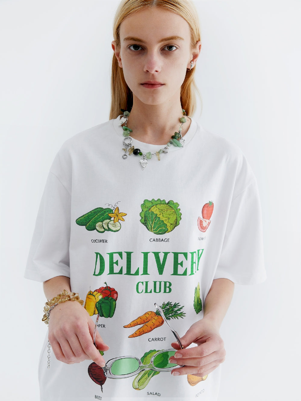 T-shirt de nichi de fruits et de légumes unisexe