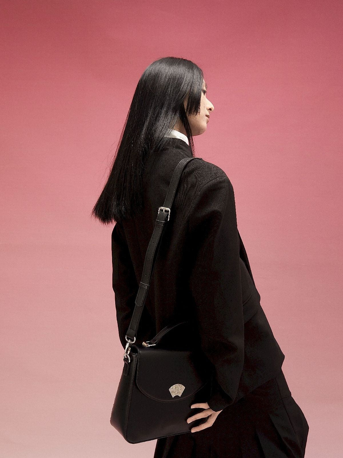 자수 나비 중간 재킷