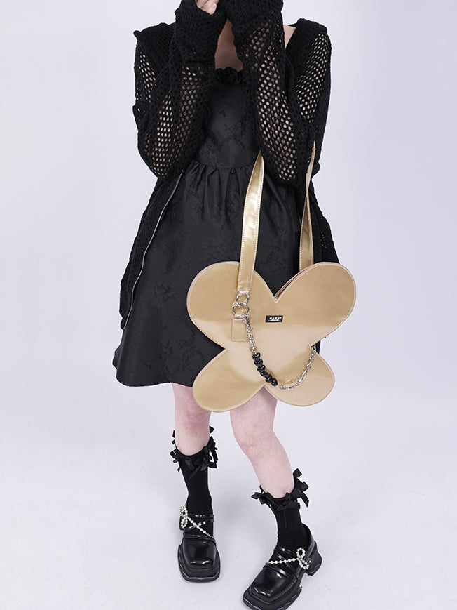 Metallic Butterfly Netter Nichi Big 2way Tasche