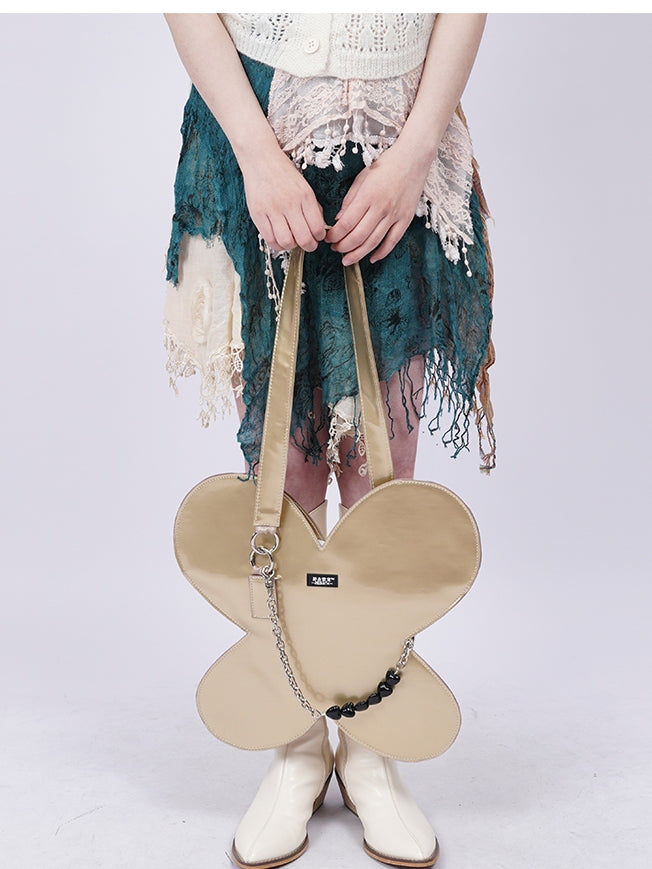 Metallic Butterfly Netter Nichi Big 2way Tasche