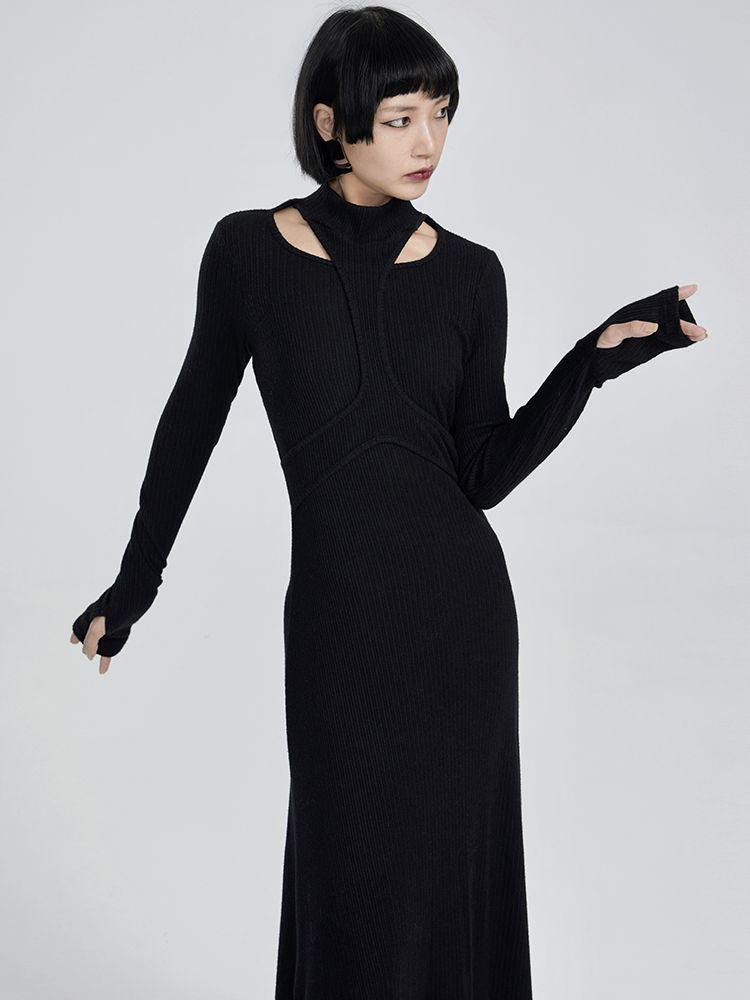 Nichi Slim Maxi Knit ONE-PIECE