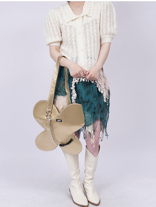 Metallic Butterfly Netter Nichi Big 2way Tasche