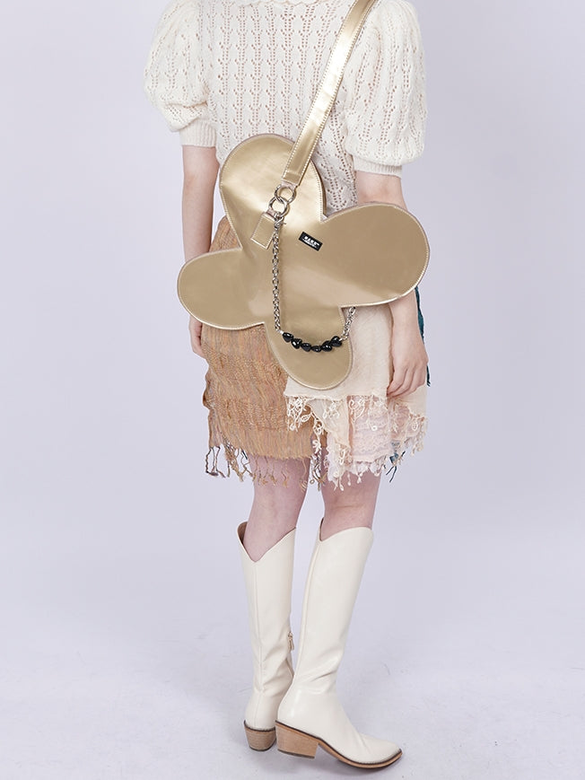 Metallic Butterfly Netter Nichi Big 2way Tasche