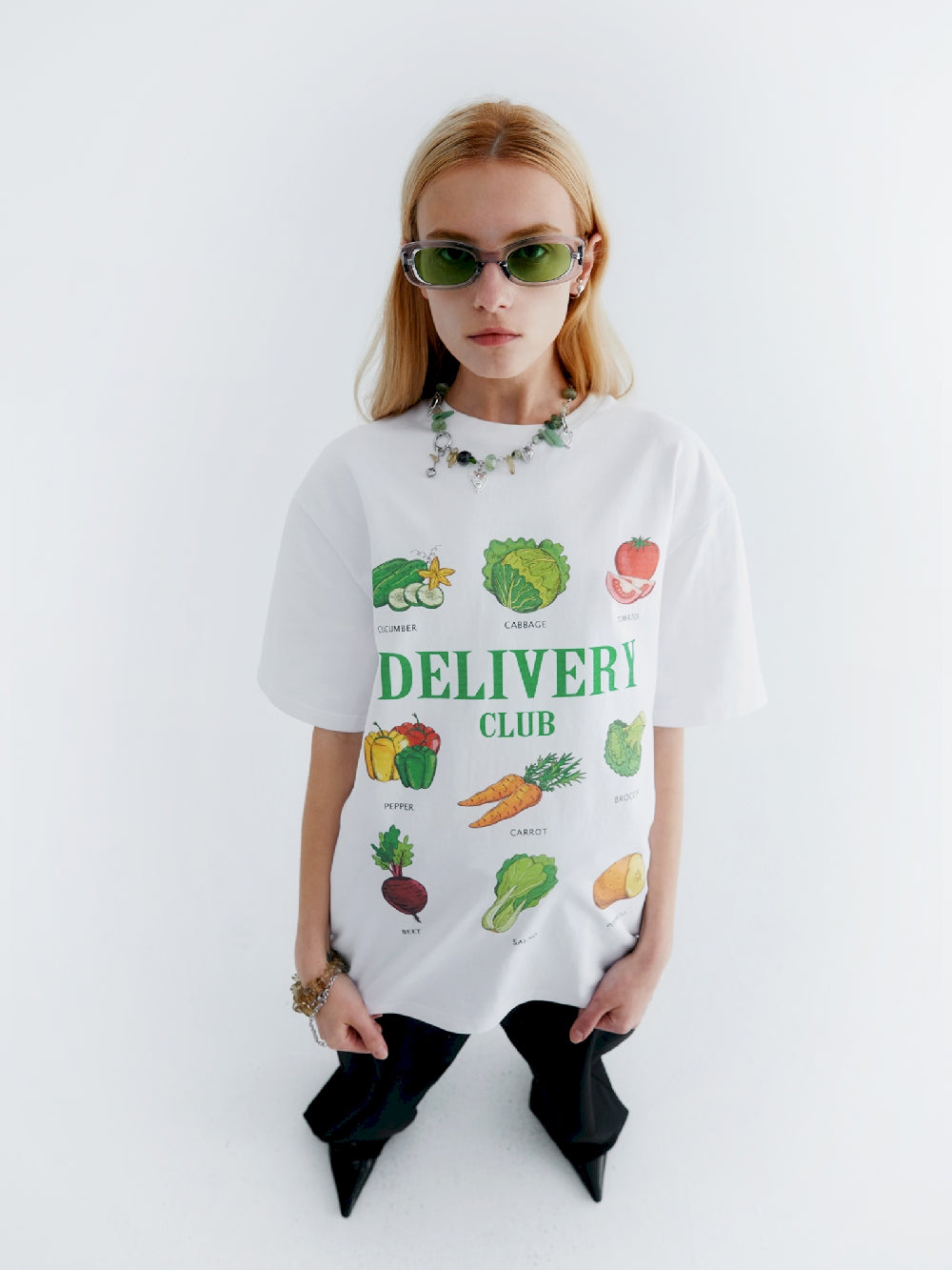 T-shirt de nichi de fruits et de légumes unisexe