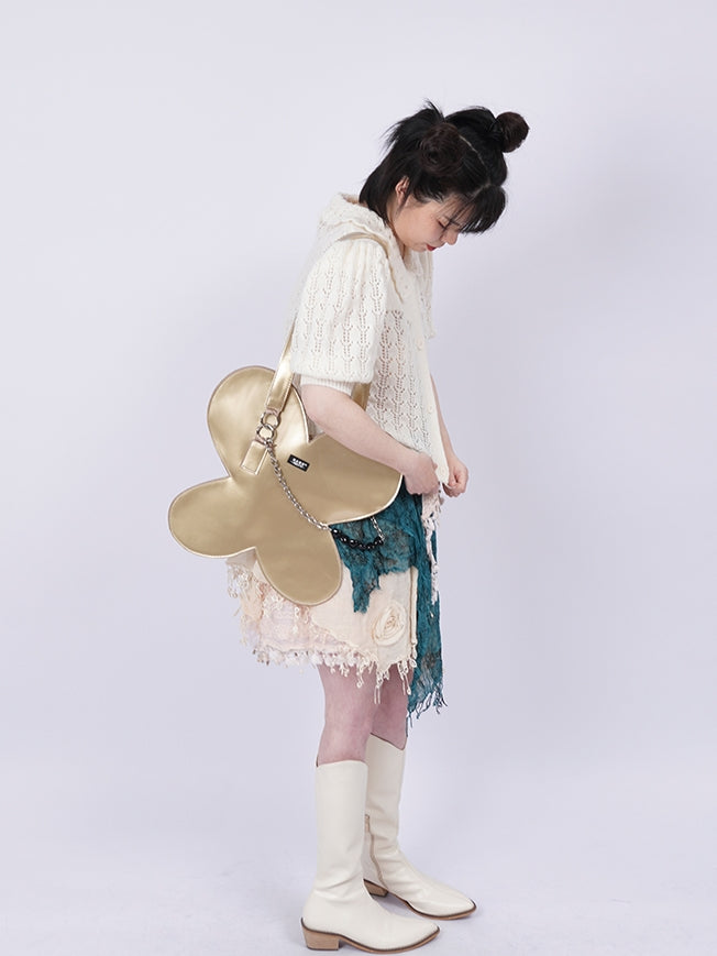 Metallic Butterfly Netter Nichi Big 2way Tasche