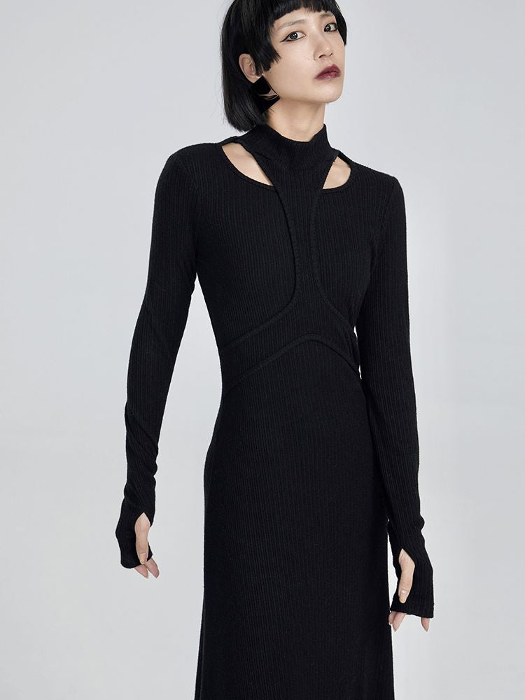 Nichi Slim Maxi Knit ONE-PIECE