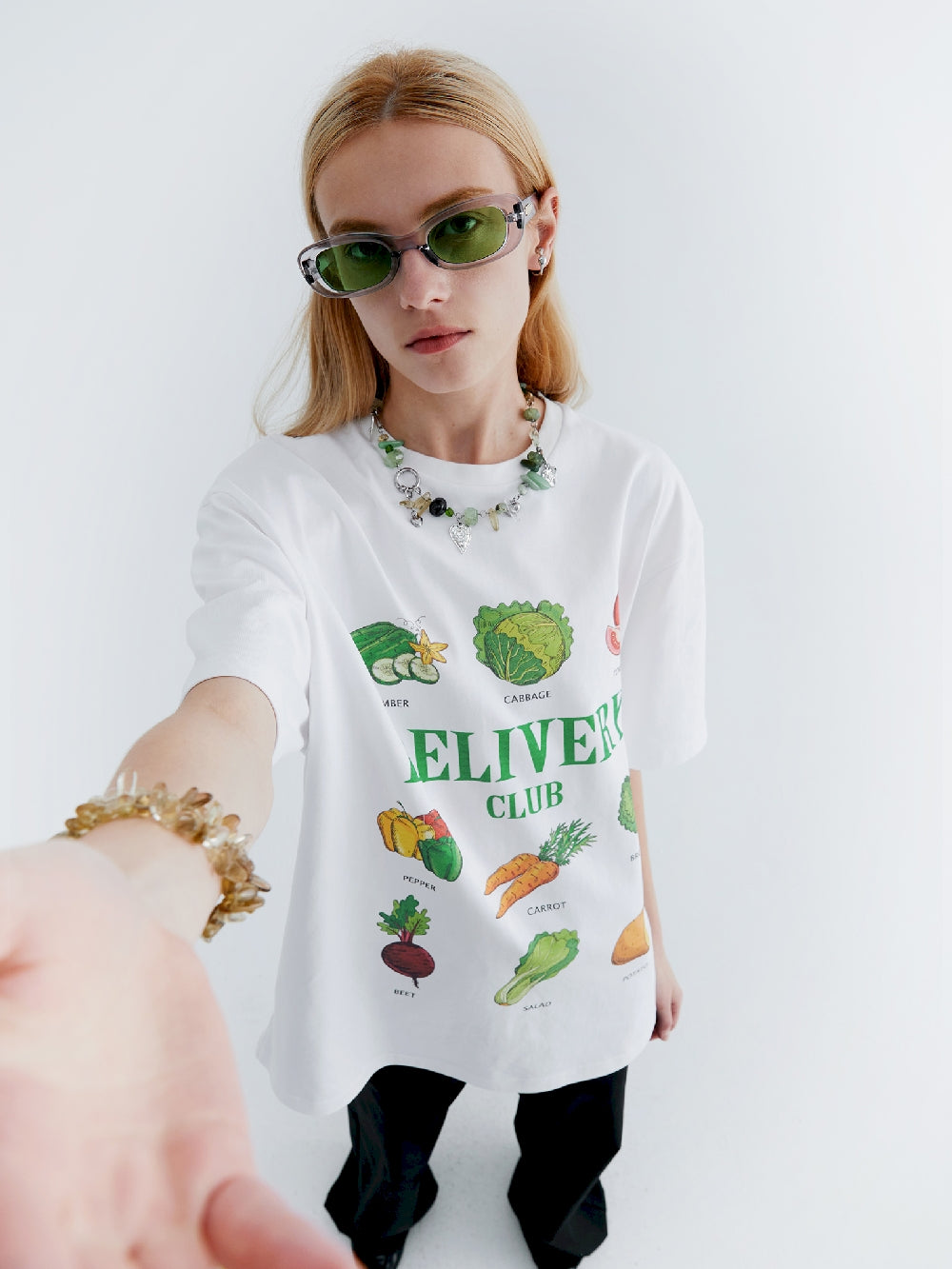 T-shirt de nichi de fruits et de légumes unisexe