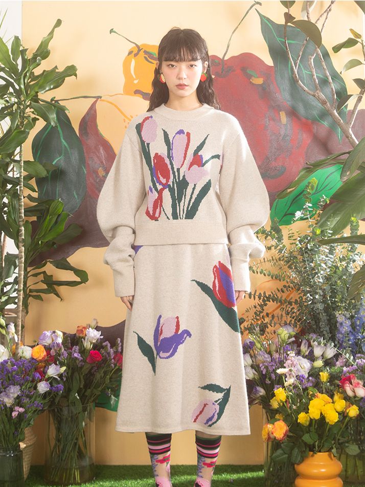 TULIP NICHI RETRO TRICH TOPS & JUPT