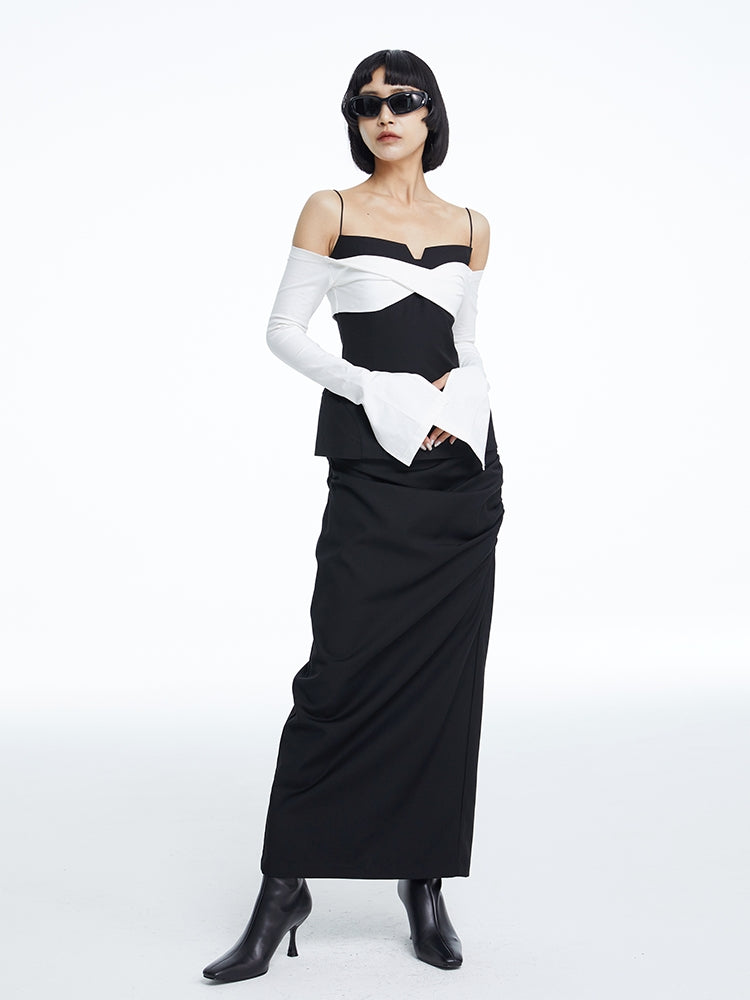 Tight Slim Arm-Cover tube-top