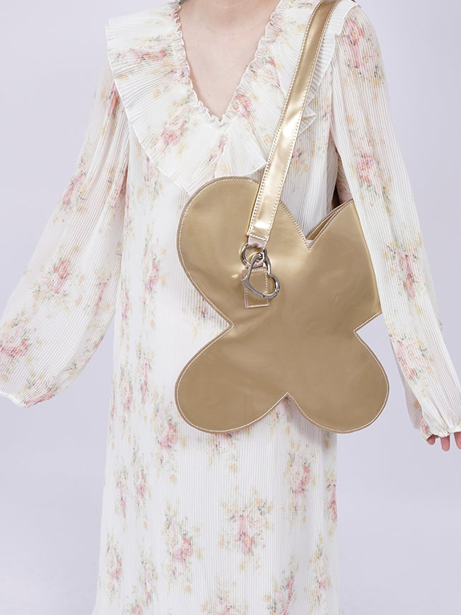 Metallic Butterfly Netter Nichi Big 2way Tasche