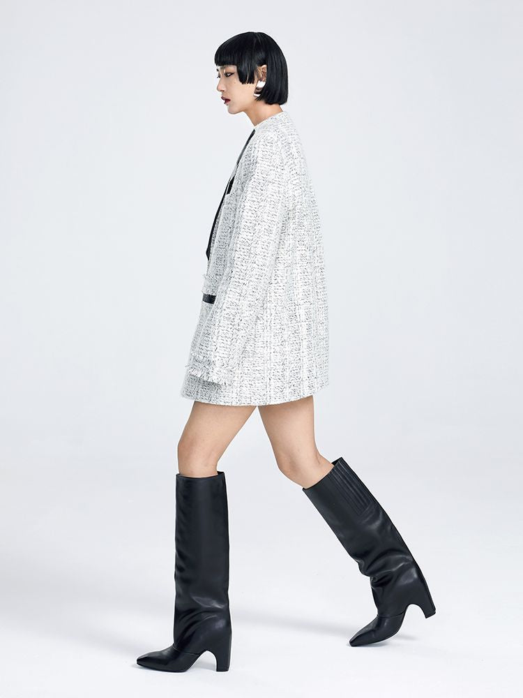 Tweed&Leather Nichi Classy Jacket