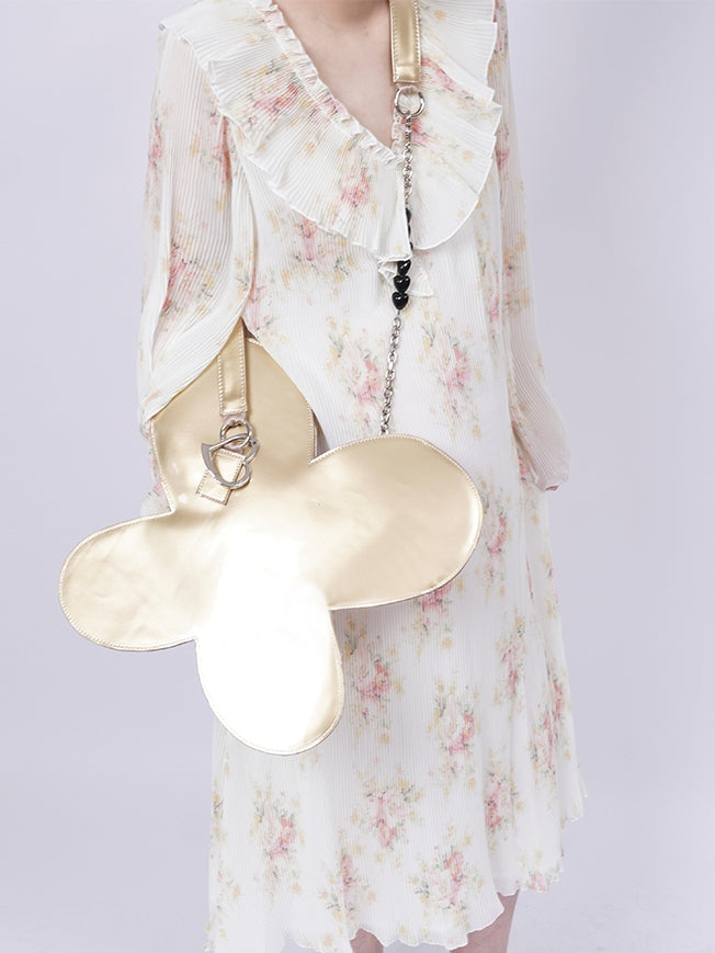 Metallic Butterfly Netter Nichi Big 2way Tasche