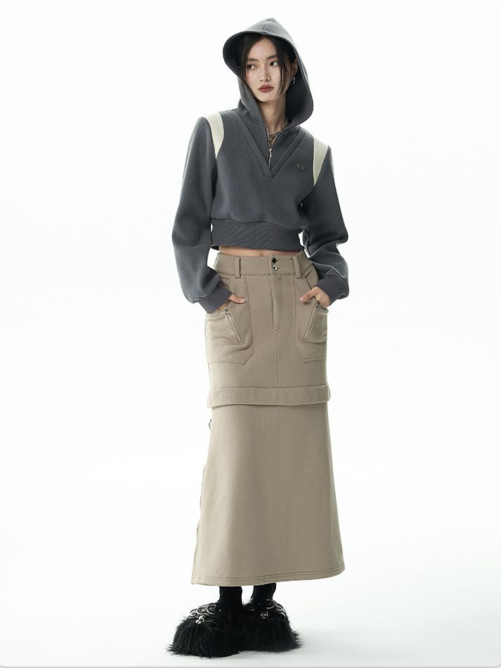 Short Sweat Foodie Casual Parka