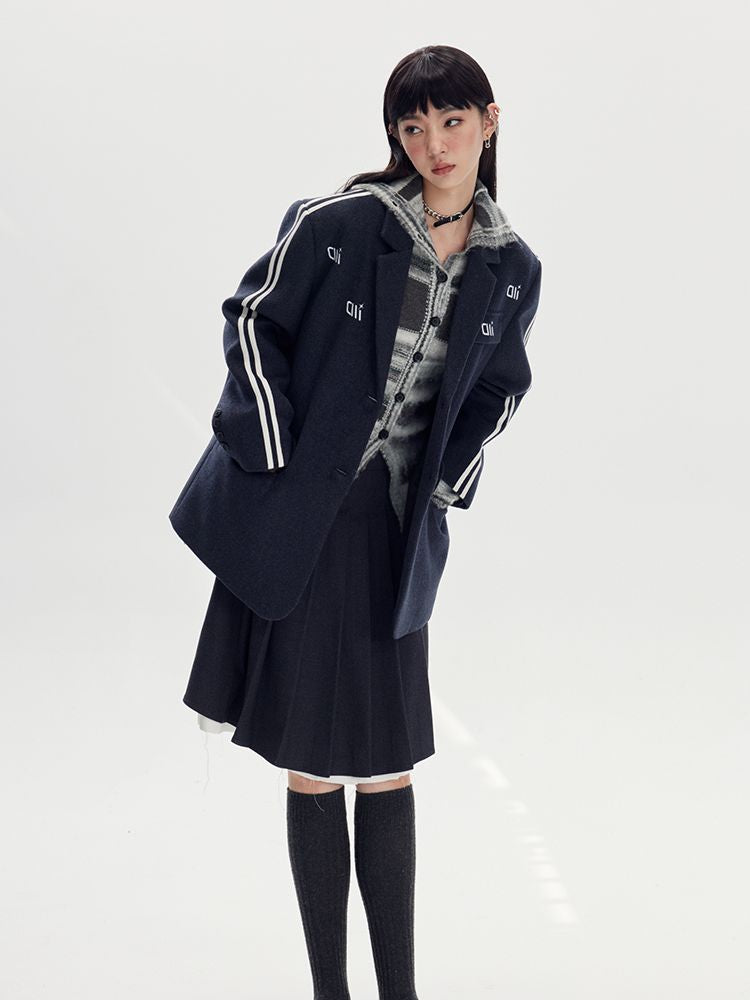 Layered PLEATS MIDDLE SKIRT