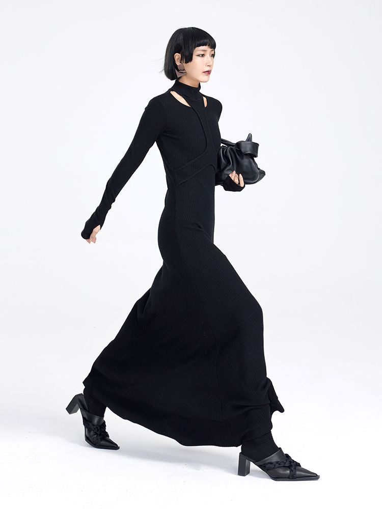 Nichi Slim Maxi Knit ONE-PIECE