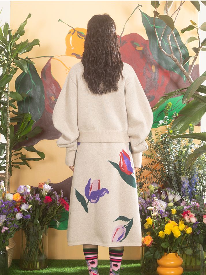 TULIP NICHI RETRO TRICH TOPS & JUPT