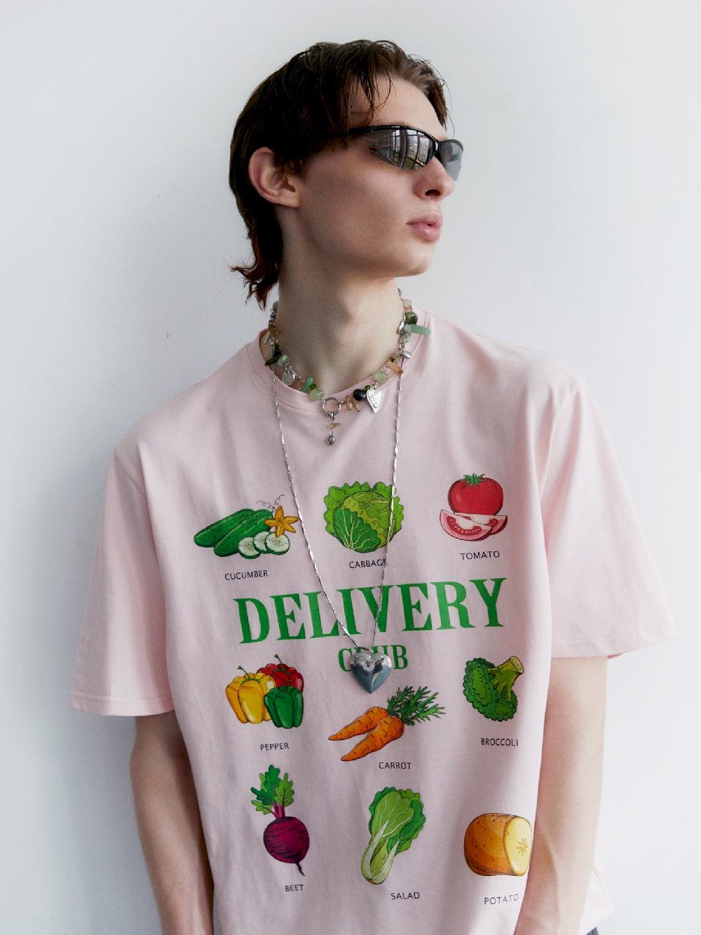 T-shirt de nichi de fruits et de légumes unisexe